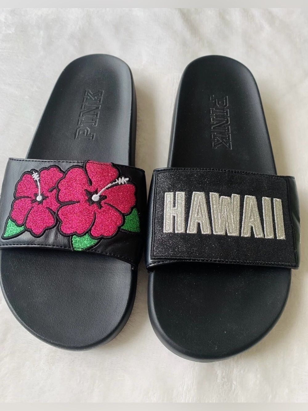 Victoria's Secret Pink Hawaii Hibiscus
Slipper Large